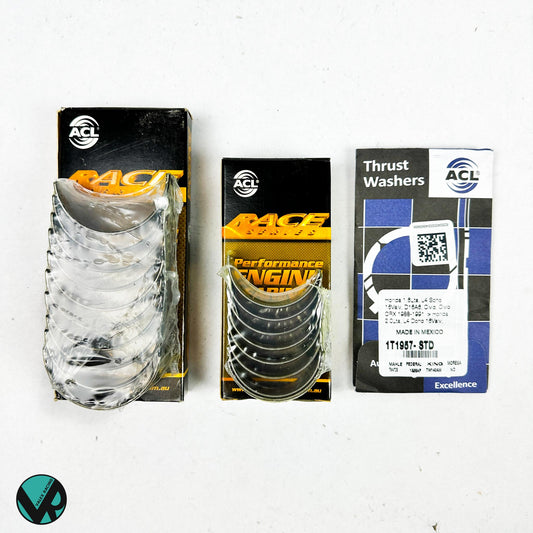ACL HX Race Engine Bearing Set (Extra Oil Clearance) Rods Main Thrust 1T1957 4B1946HX 5M1959HX B16 B18 B20 LS