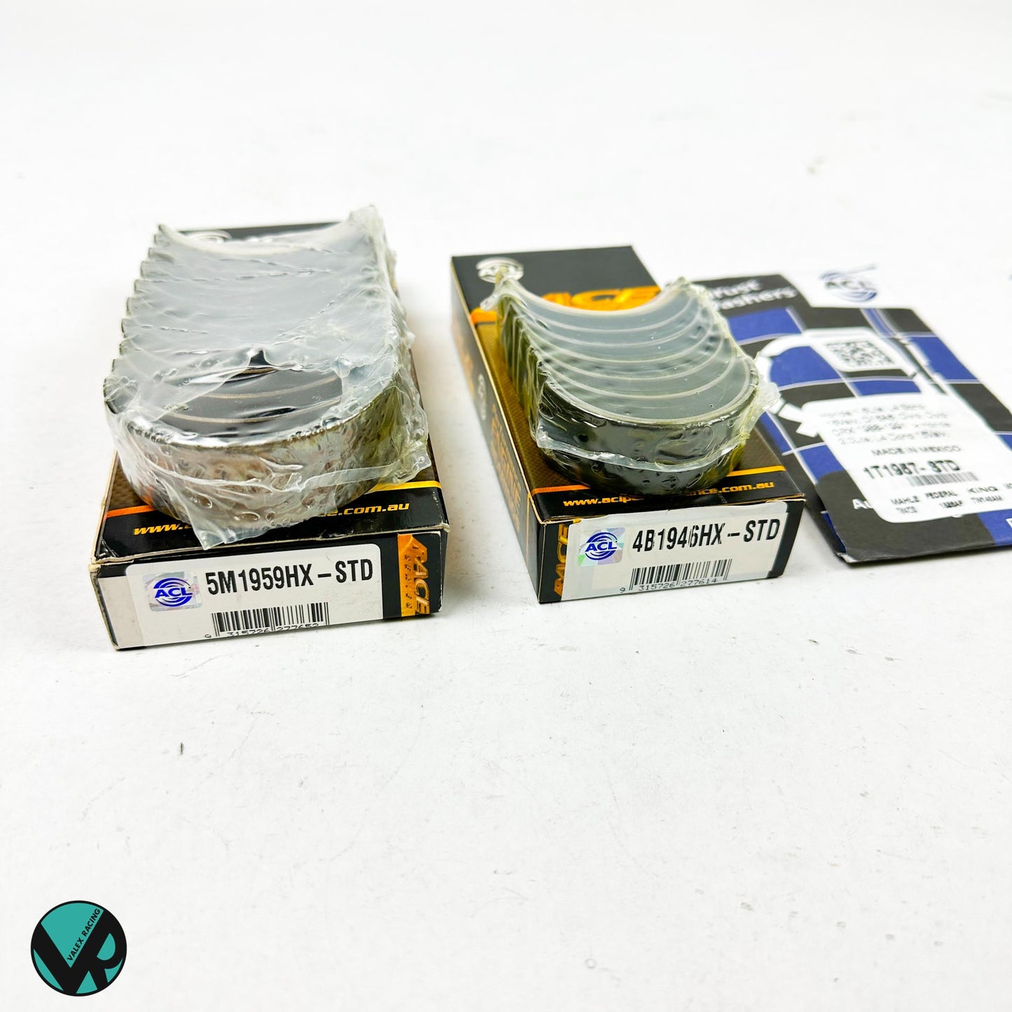 ACL HX Race Engine Bearing Set (Extra Oil Clearance) Rods Main Thrust 1T1957 4B1946HX 5M1959HX B16 B18 B20 LS
