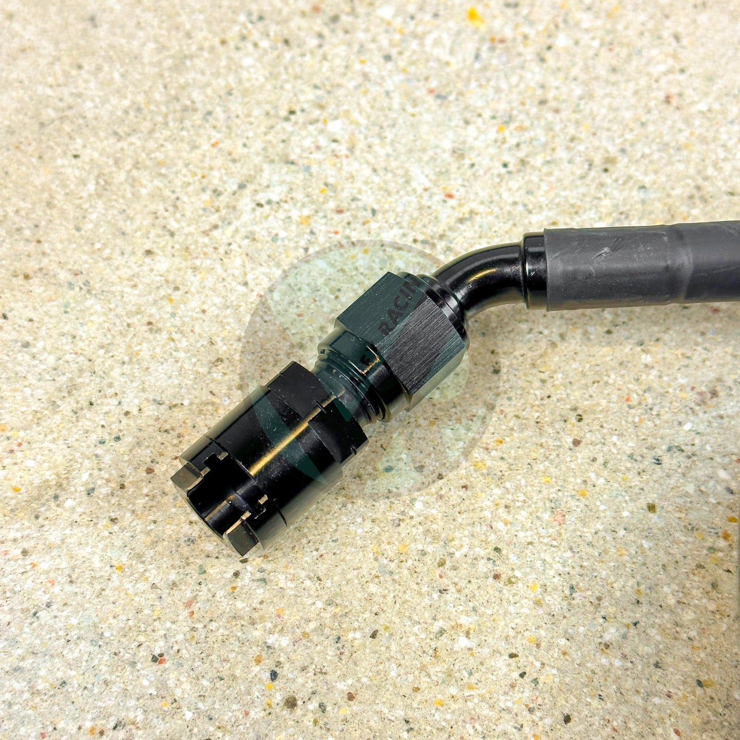 96-00 Civic EK Tucked Stainless Steel Complete Fuel Line System Filter -6 Black