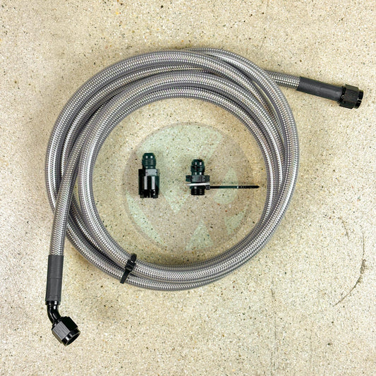96-00 Civic Replacement Stainless Steel Fuel Feed Line Tank to Filter