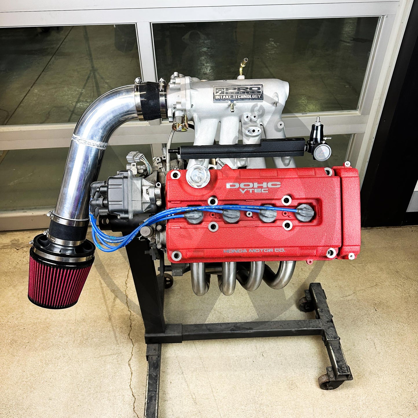 AEM Style Fuel Rail / Regulator / Fuel Return Line / Gauge Package for Honda B Series / EG / EK / DC / EF