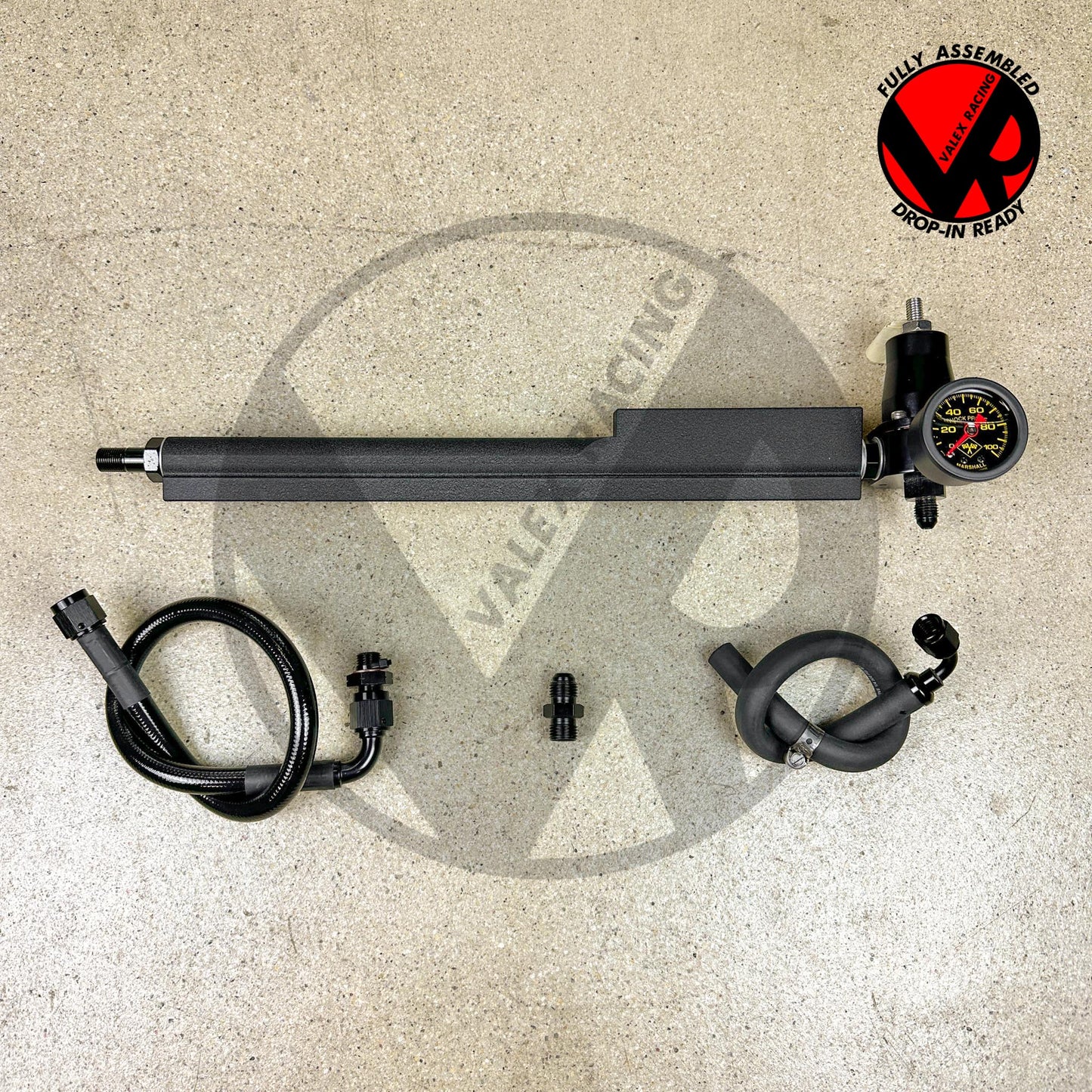 AEM Style Fuel Rail / Regulator / Fuel Return Line / Gauge Package for Honda B Series / EG / EK / DC / EF