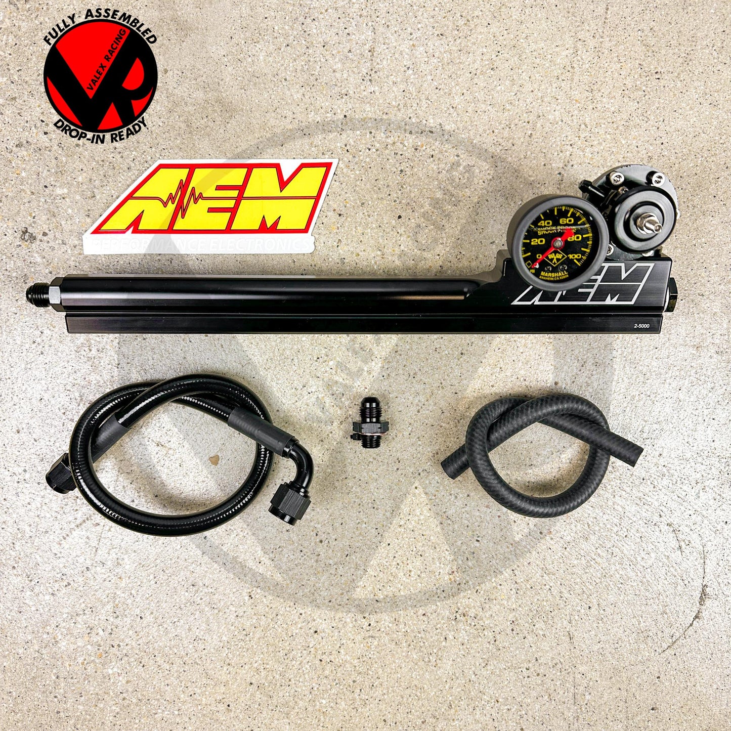 B Series AEM Fuel Rail kit with AEM Style Regulator for Honda Acura B16 B18 B20