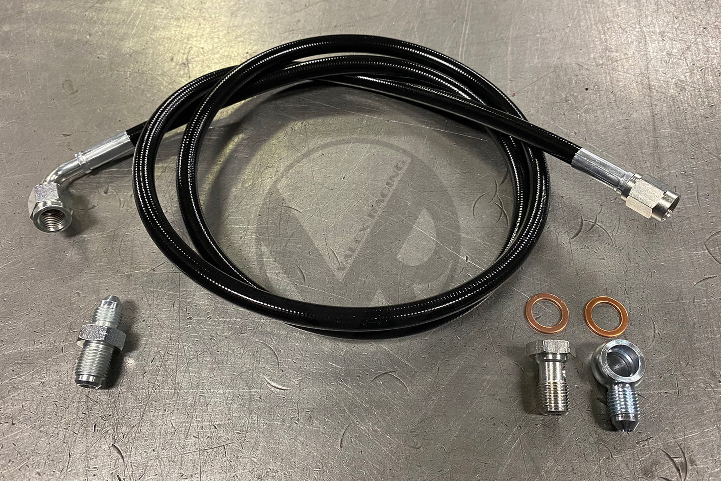 92-95 Honda Civic with K Swap Stainless Steel Clutch Line K20 K24 (7 Colors Available)