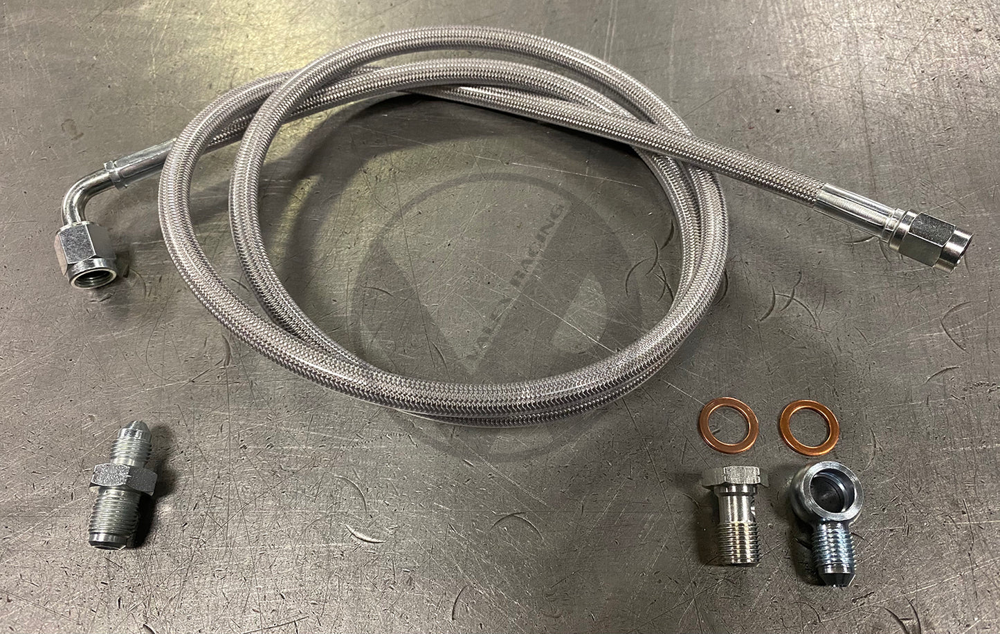 92-95 Honda Civic with K Swap Stainless Steel Clutch Line K20 K24 (7 Colors Available)
