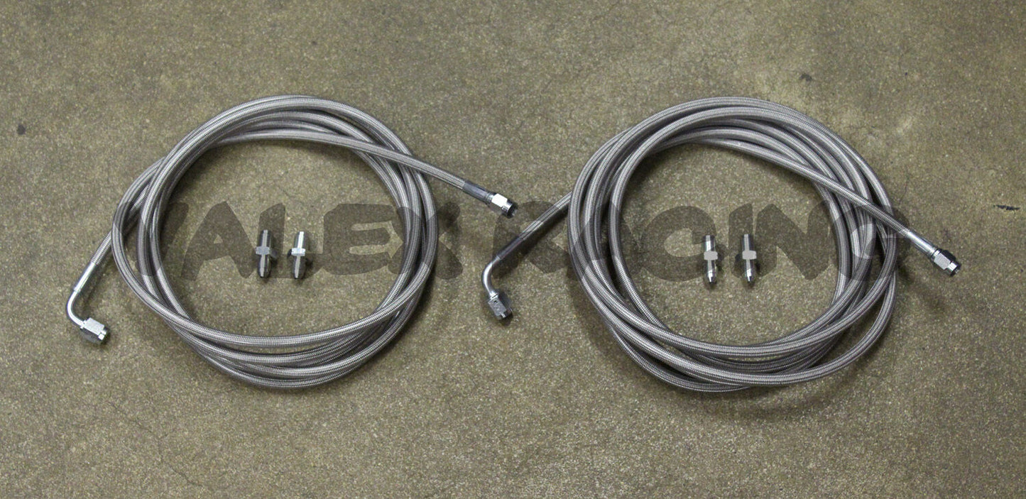 Stainless Main Rear Brake Line Replacement Kit For 2002-2006 Honda CRV