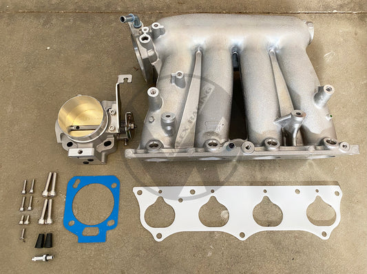 Honda RBC Clipped Intake Manifold K20 K24 Swap with Blox 70mm Throttle Body