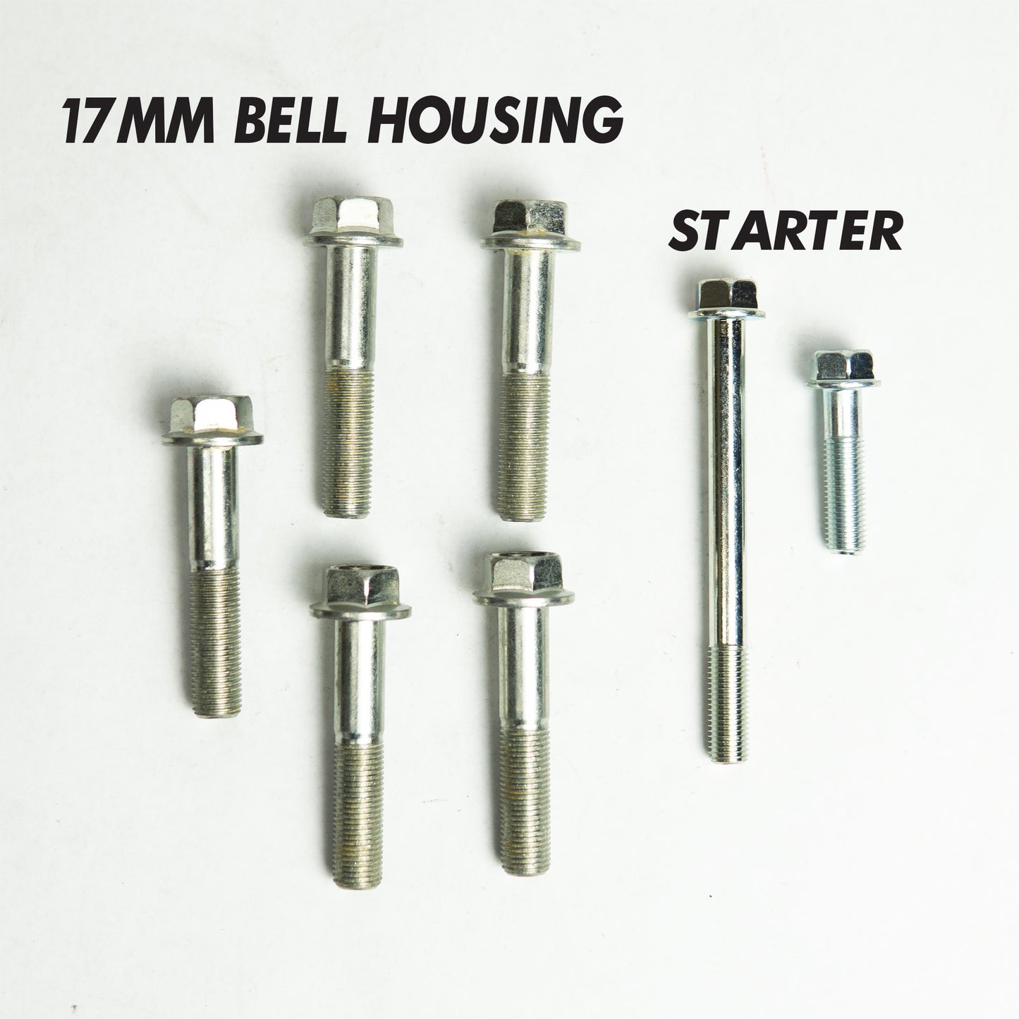 Honda Acura B Series Transmission Bell Housing Bolt Kit B16 B18 B20 5spd